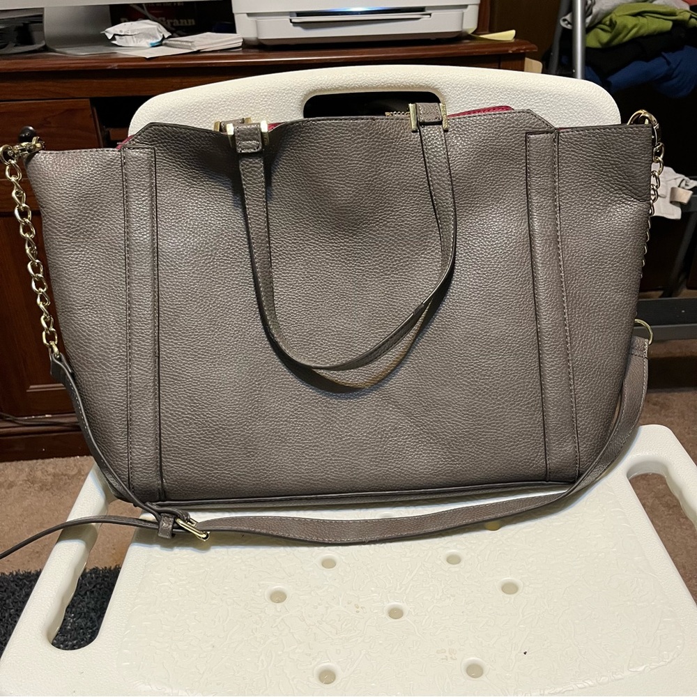 Steve Madden large gray tote - Picture 2 of 10